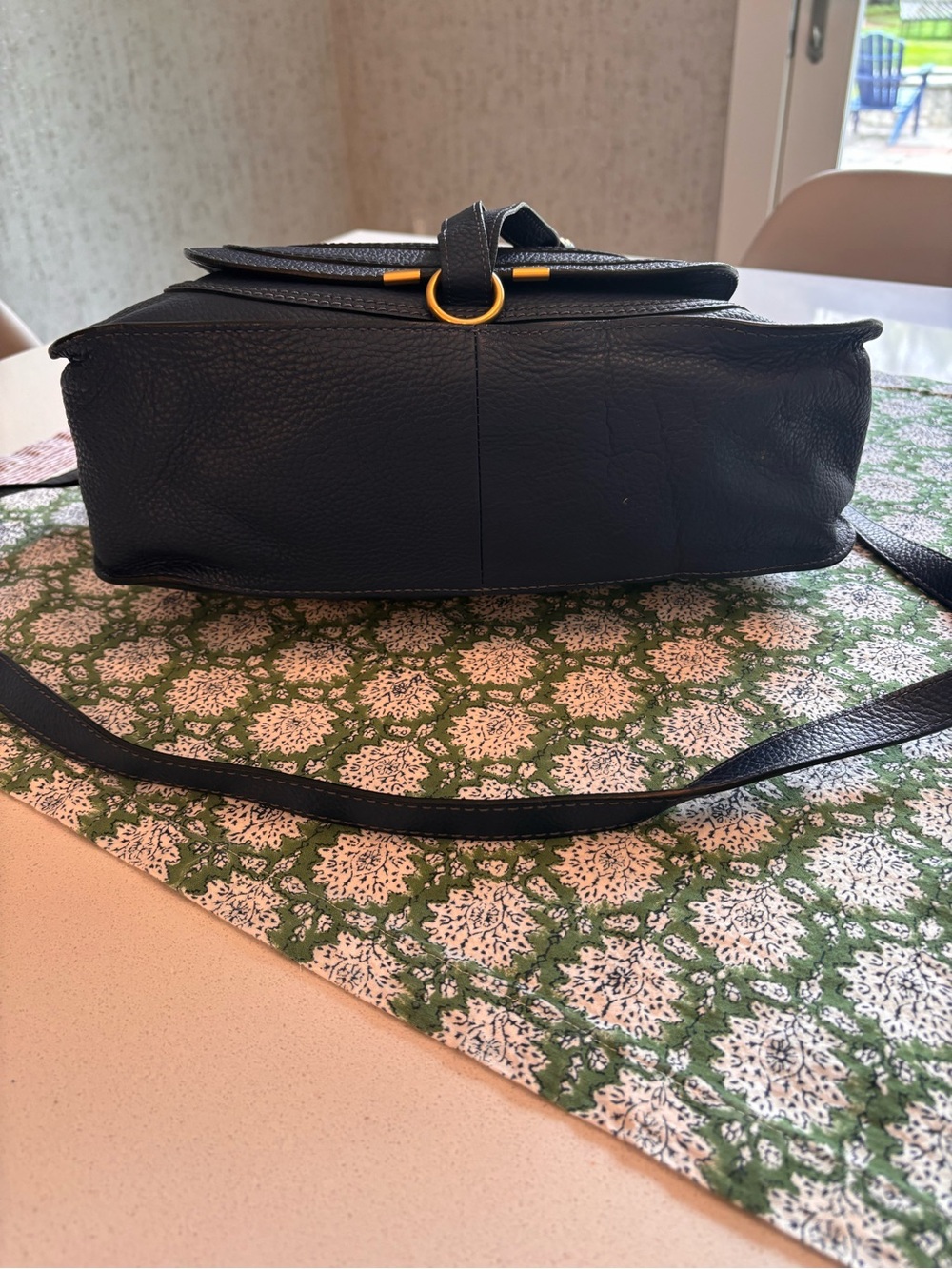 Chloe Marcie Leather crossbody with Gold Hardware - Picture 6 of 13